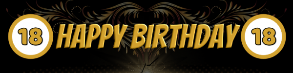 18. Geburtstag | Geburtstagsbanner | Werbebanner | Meshbanner | Mesh | Banner Druck | Banner drucken