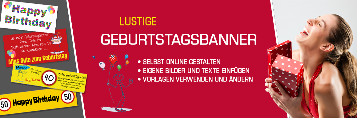 Geburtstagsbanner Ab 8 75 Mit Saum Osen Online Selbst Erstellen