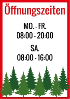 Werbebanner Öffnungszeiten für den Christbaumverkauf | Weihnachtsbaumverkauf | Werbebanner Öffnungszeiten für den Christbaumverkauf | Weihnachtsbaumverkauf |