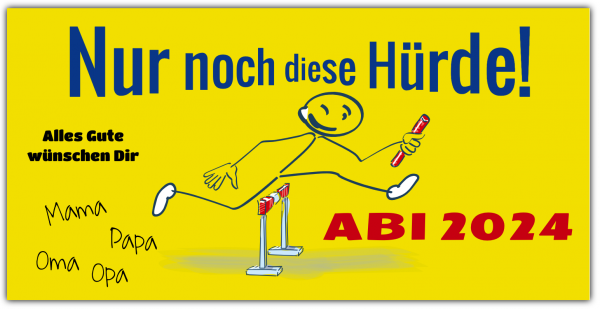 ABI-Banner | Abi Banner | Banner zum Abitur | Abibanner online selbst entwerfen und gestalten | Abi Banner günstig drucken lassen |