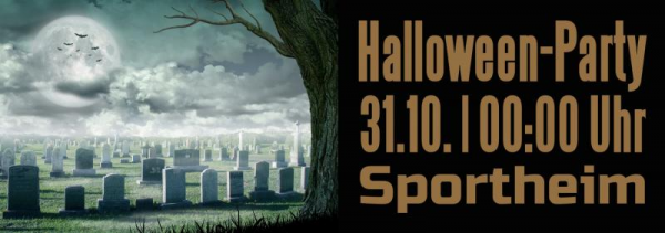Halloweenbanner | Halloweenparty | Halloween-Banner | Werbebanner | Halloween |