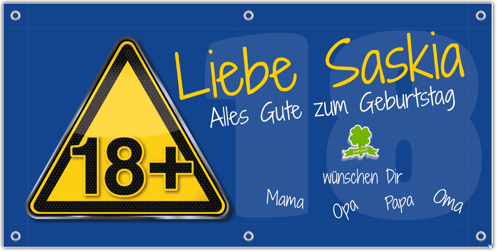 „Happy 18th Birthday“ – Bunter Folien-Banner Für Deine Perfekte Geburtstagsparty (2,1 M Lang)