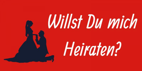 Hochzeitsantrag Banner | Heiratsantrag Banner | Banner zum Hochzeitsantrag | Heiratsantrag |