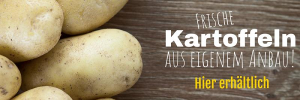 Werbebanner für Kartoffeln | Banner Kartoffel | Kostenlose Druckvorlage |