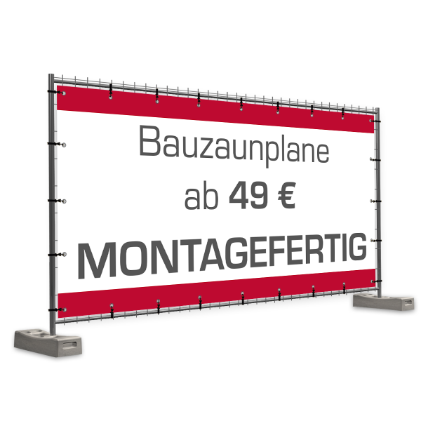 Bauzaunbanner Bauzaunplane Drucken Online Selbst Gestalten