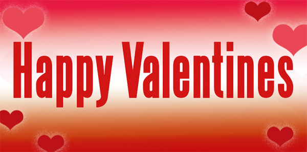 Valentinstags Banner | Banner zum Valentinstag | Valentinstagsbanner | Valentinstag Banner | Online gestalten