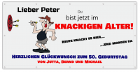 50. Geburtstag | Geburtstags Banner | Knackiges Alter | Banner zum Geburstag | Online selbst gestalten | 50. Geburtstag | Geburtstags Banner | Knackiges Alter | Banner zum Geburstag | Online selbst gestalten |