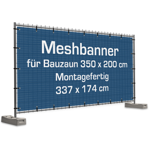 Meshbanner Mesh Fur Bauzaun Ab 49 Selbst Erstellen Und Gestalten