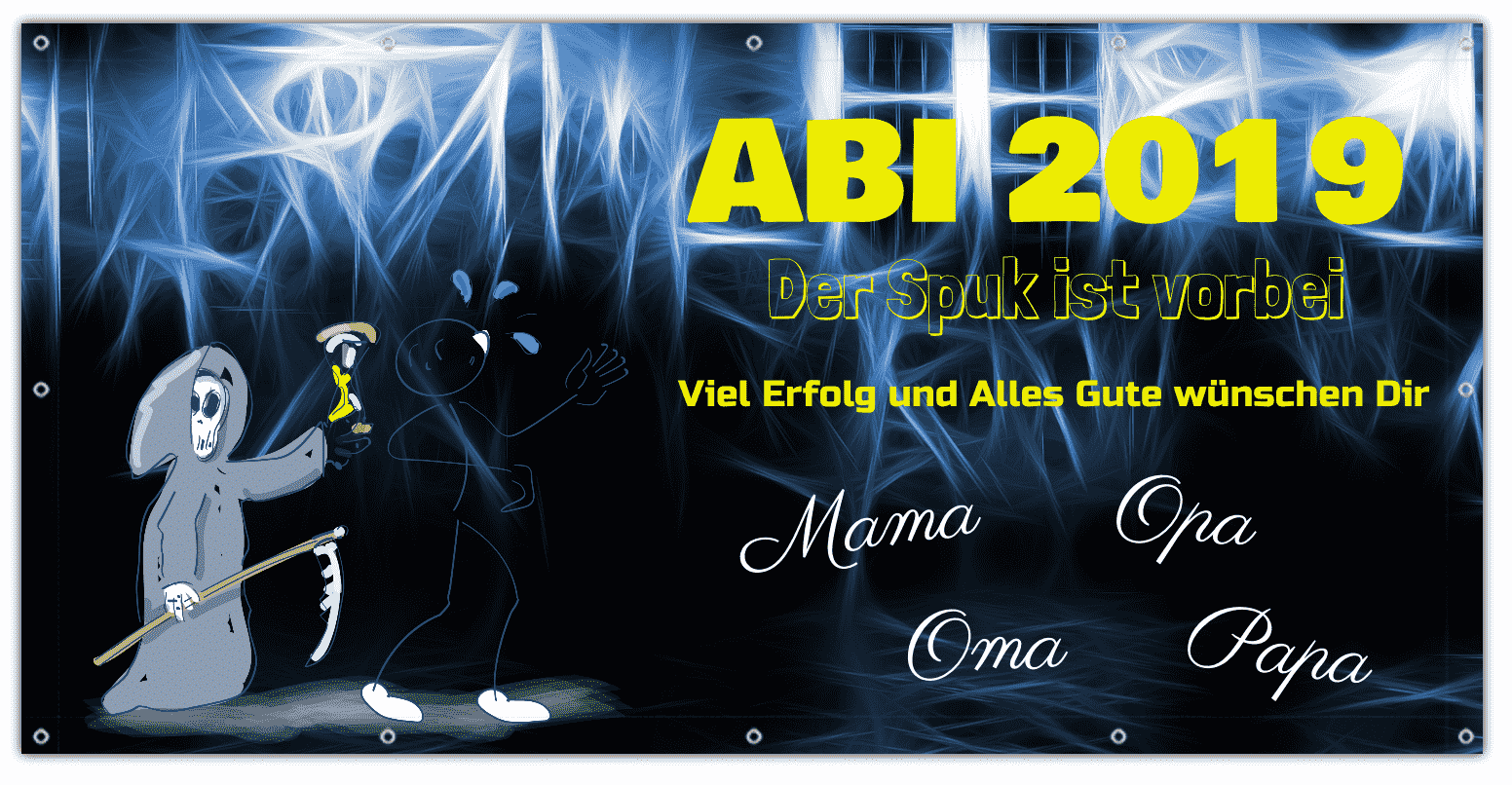 Abimotiv mit einer nächtlichen Geisterszene