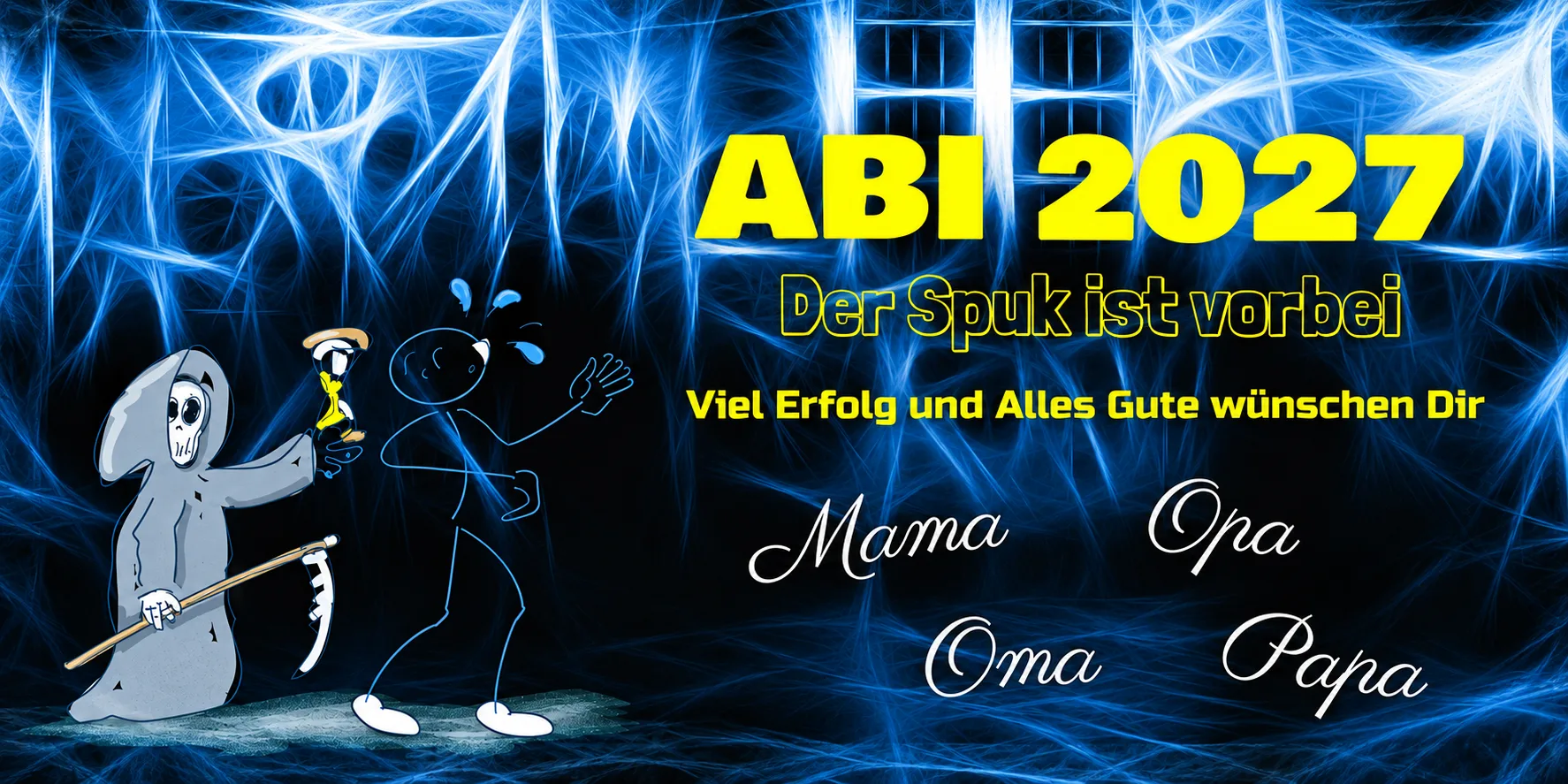 Abimotiv mit einer nächtlichen Geisterszene